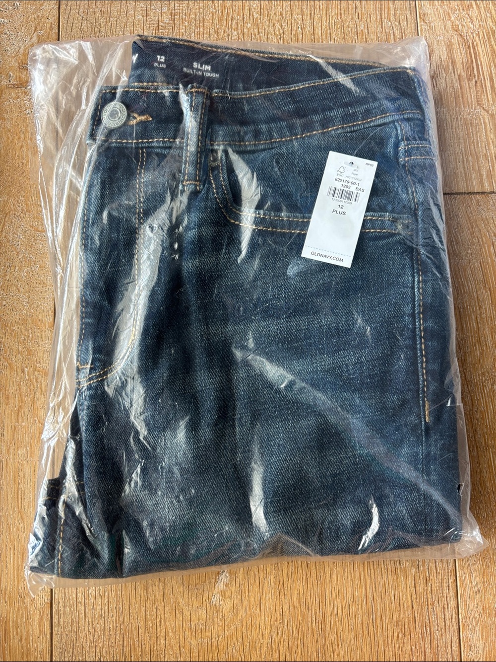 Old Navy Boys Slim 360° Stretch Five-Pocket Jeans